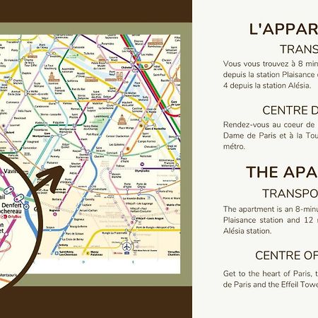 Apartment 1 Bedroom # Paris 14 # Alesia ภายนอก รูปภาพ